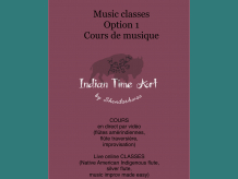 Cours de flûte amérindienne Native American Indigenous flute class