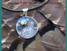 Soulmate, fine silver pendant by Shendaehwas